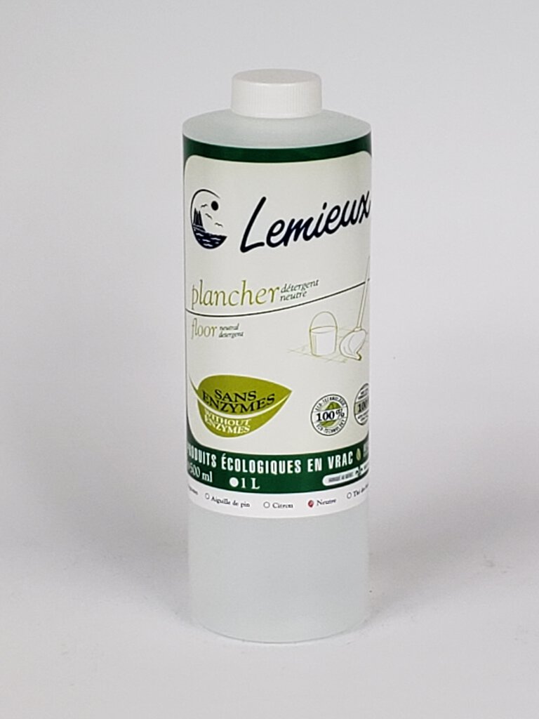 Nettoyant plancher pH neutre 1L (aiguille de pin, agrume) aussi en VRAC