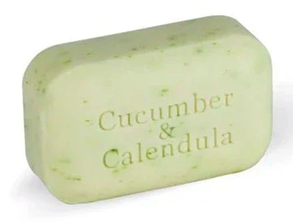 savon en barre - concombre et calendula