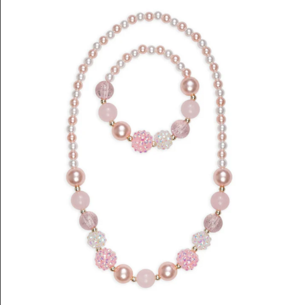 Collier et bracelet pinky pearl