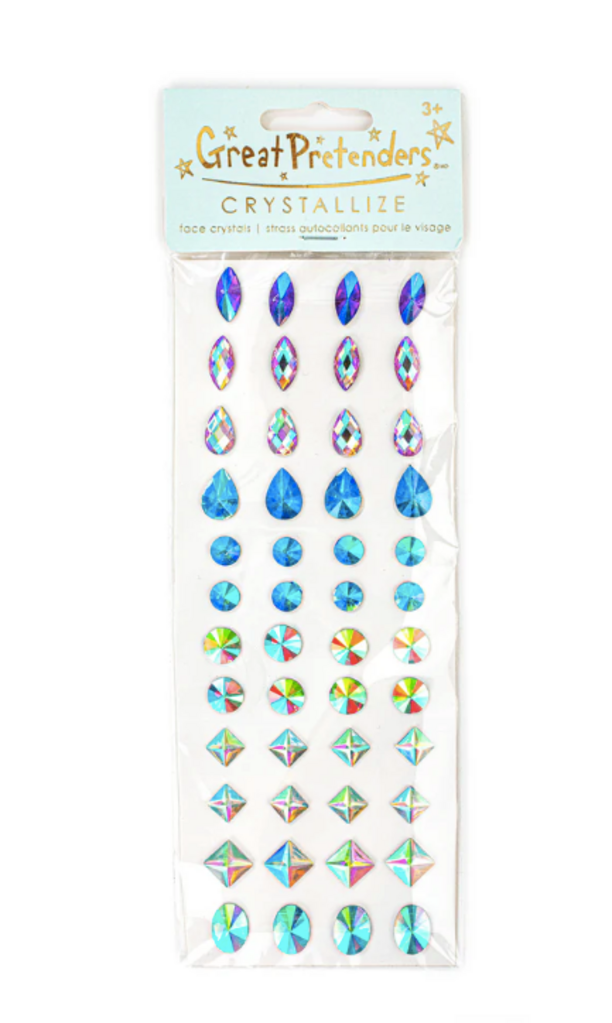 strass autocollants - visage