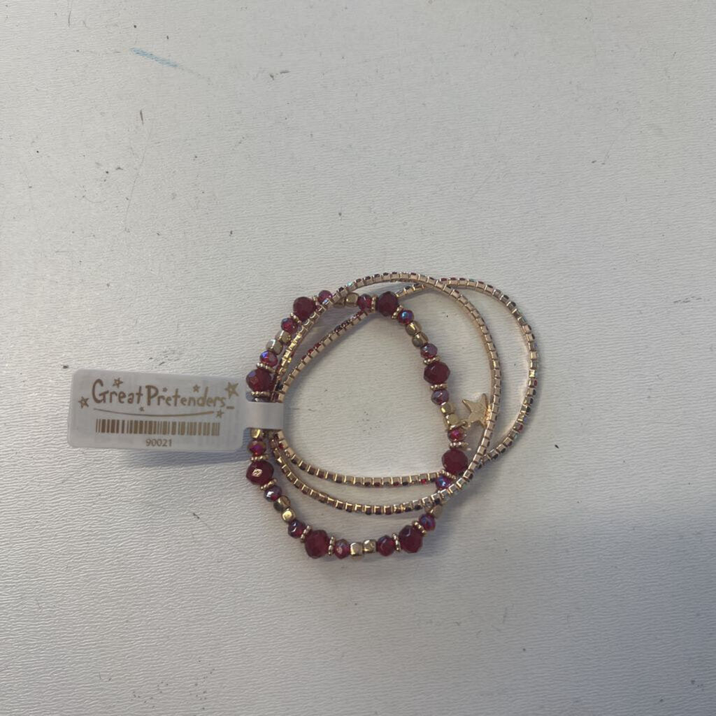 bracelet(3 mcx) - ruby red
