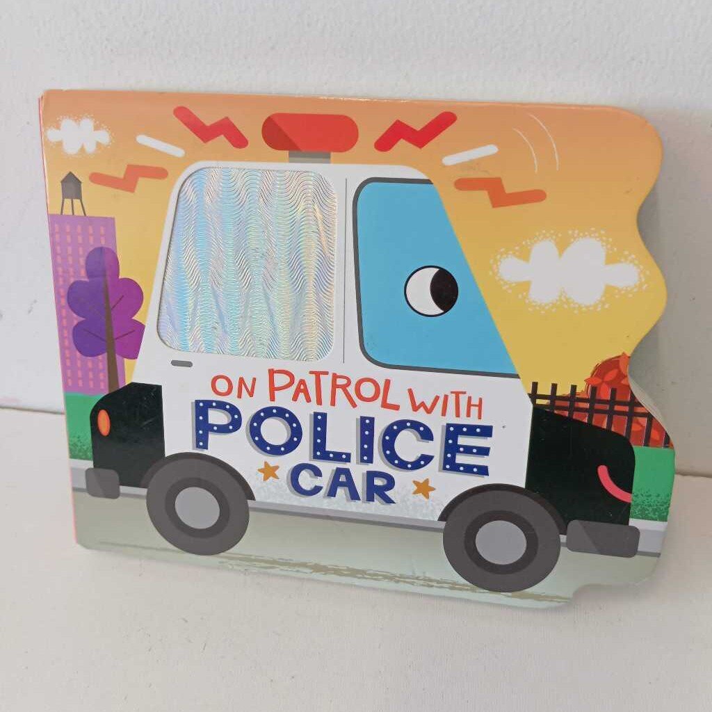 on patrol with police car