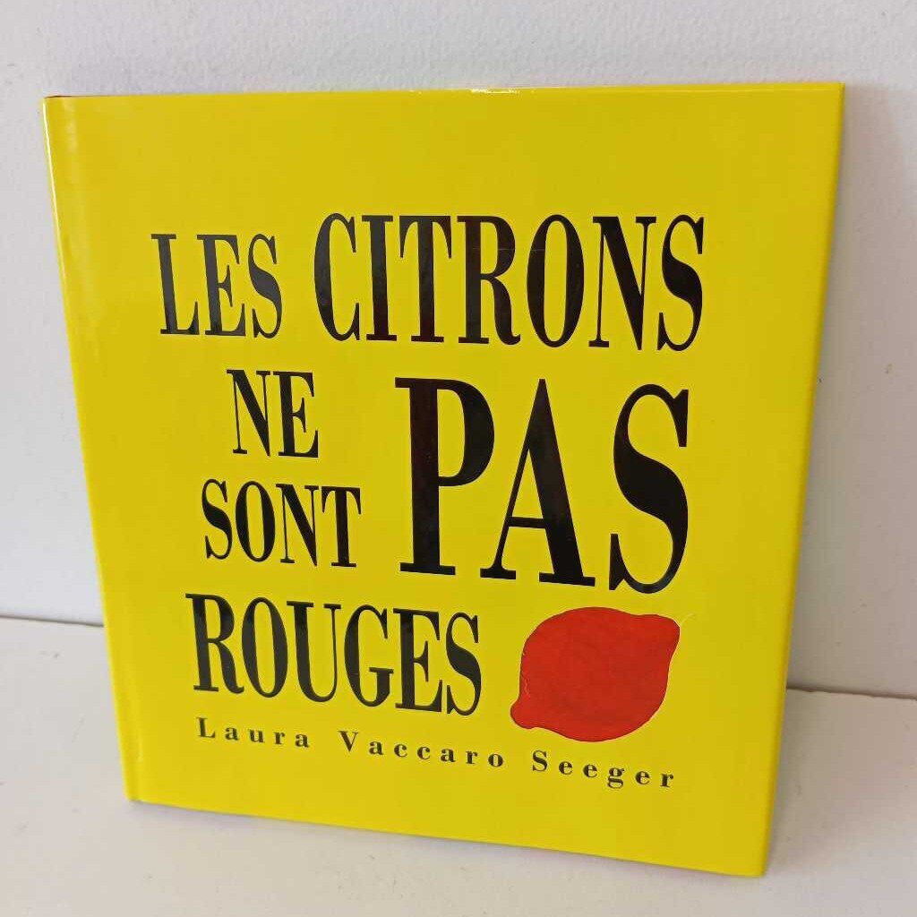 citrons ne sont pas rouges