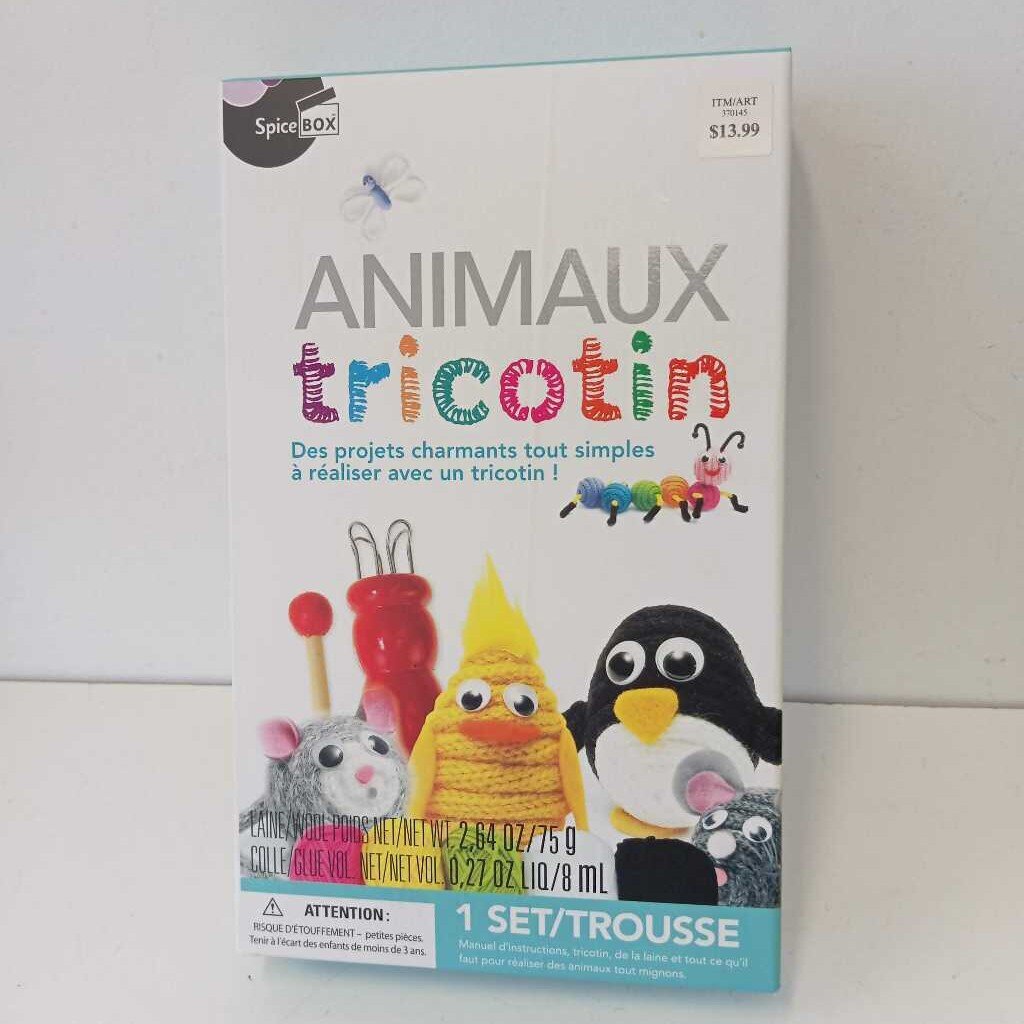 animaux tricotin NEUF