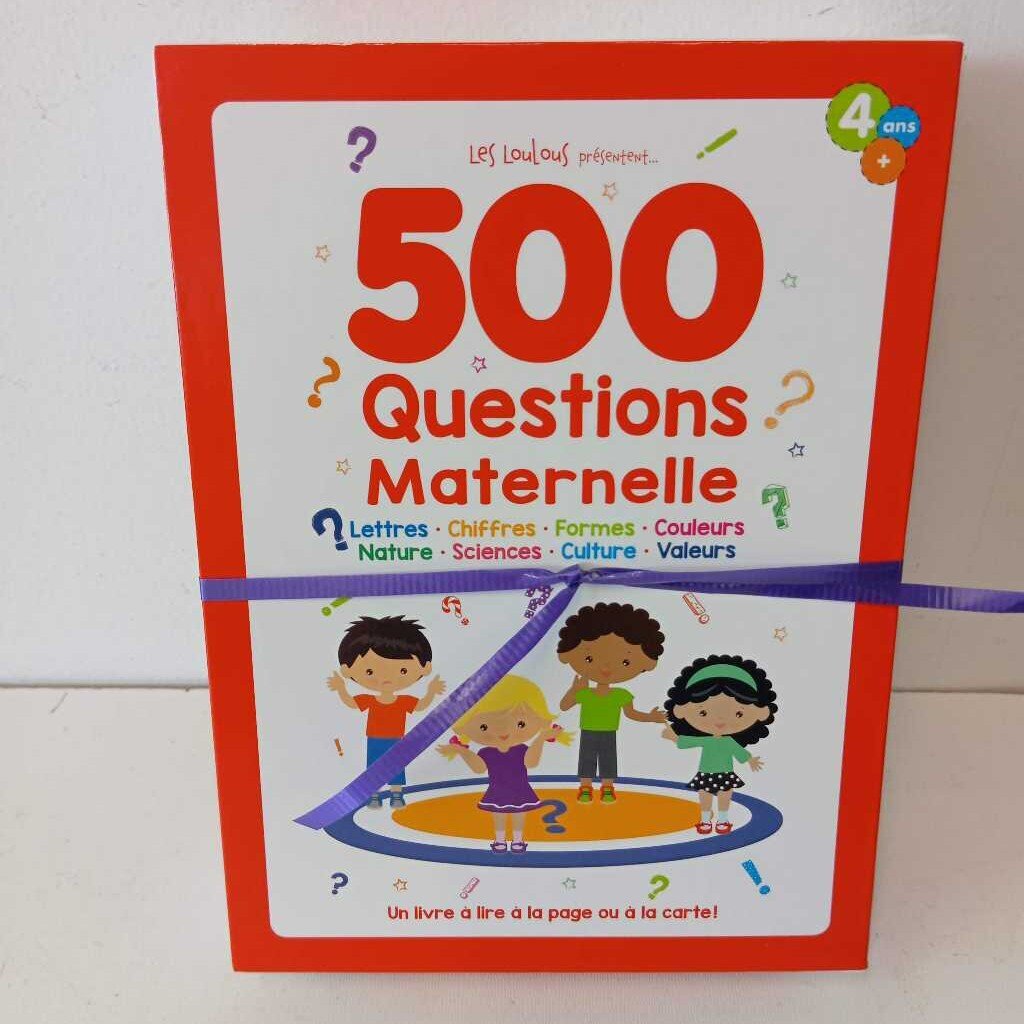 500 questions maternelle