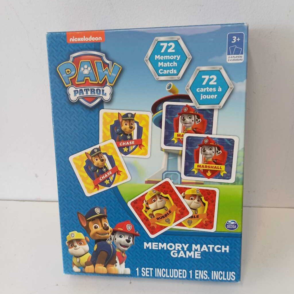 jeu memoire