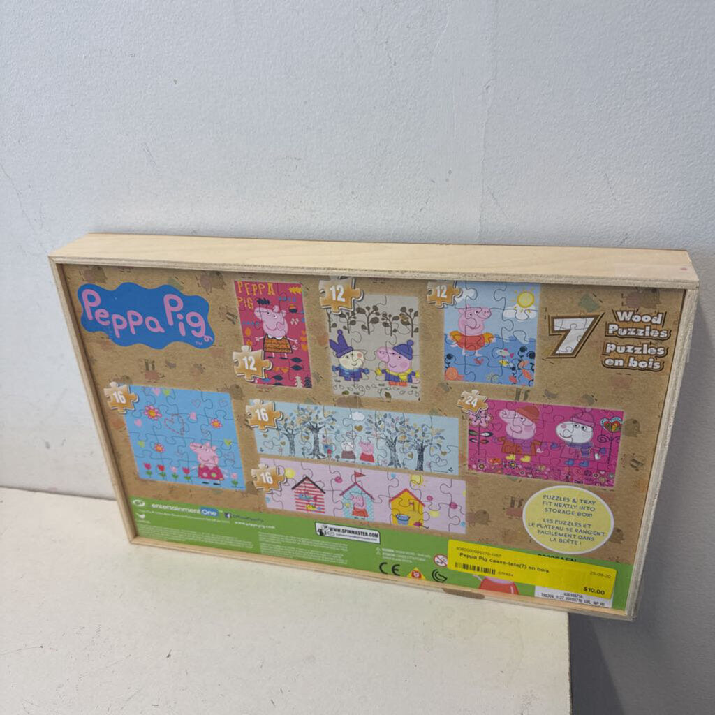 casse-tete(7) en bois