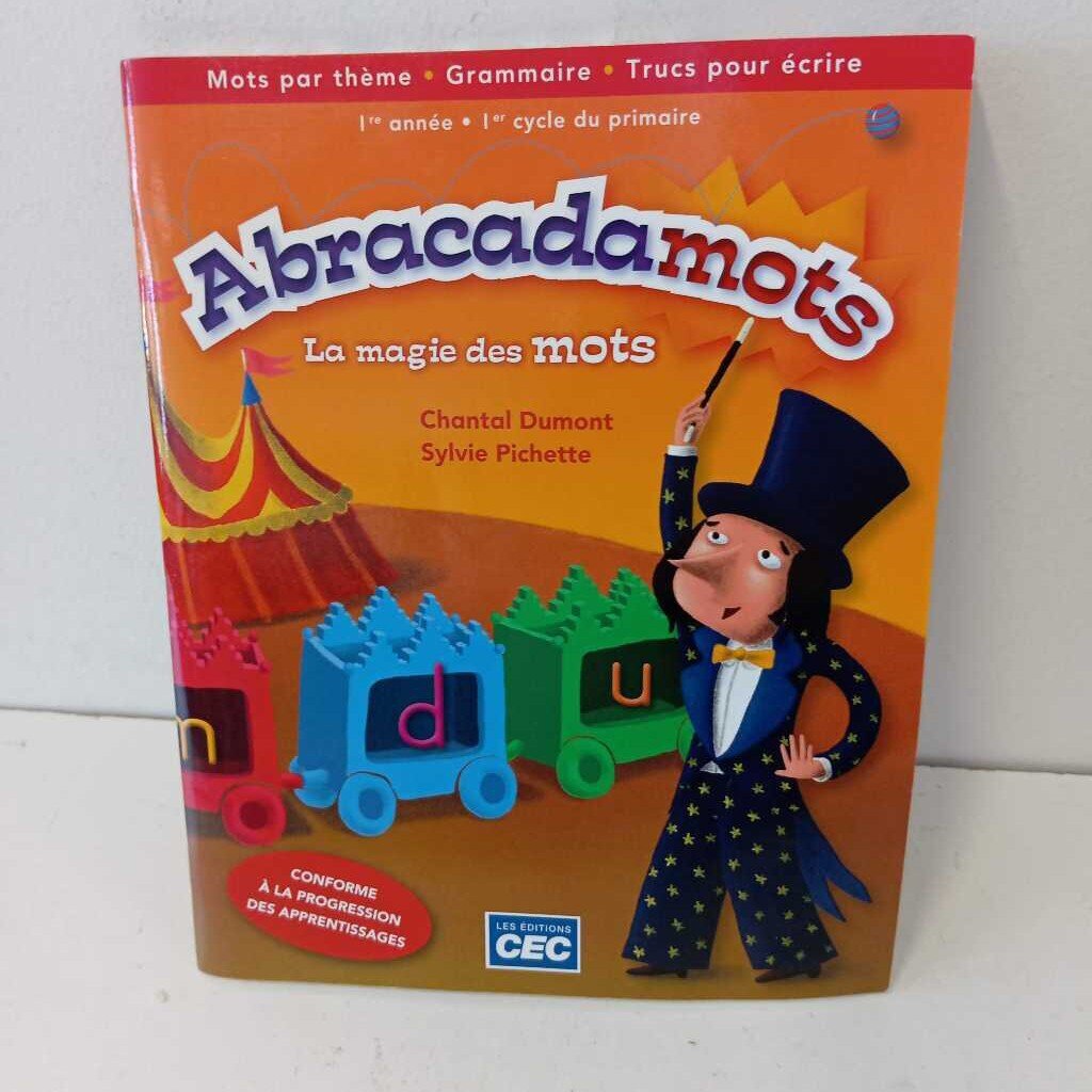 livre Abracadamots NEUF