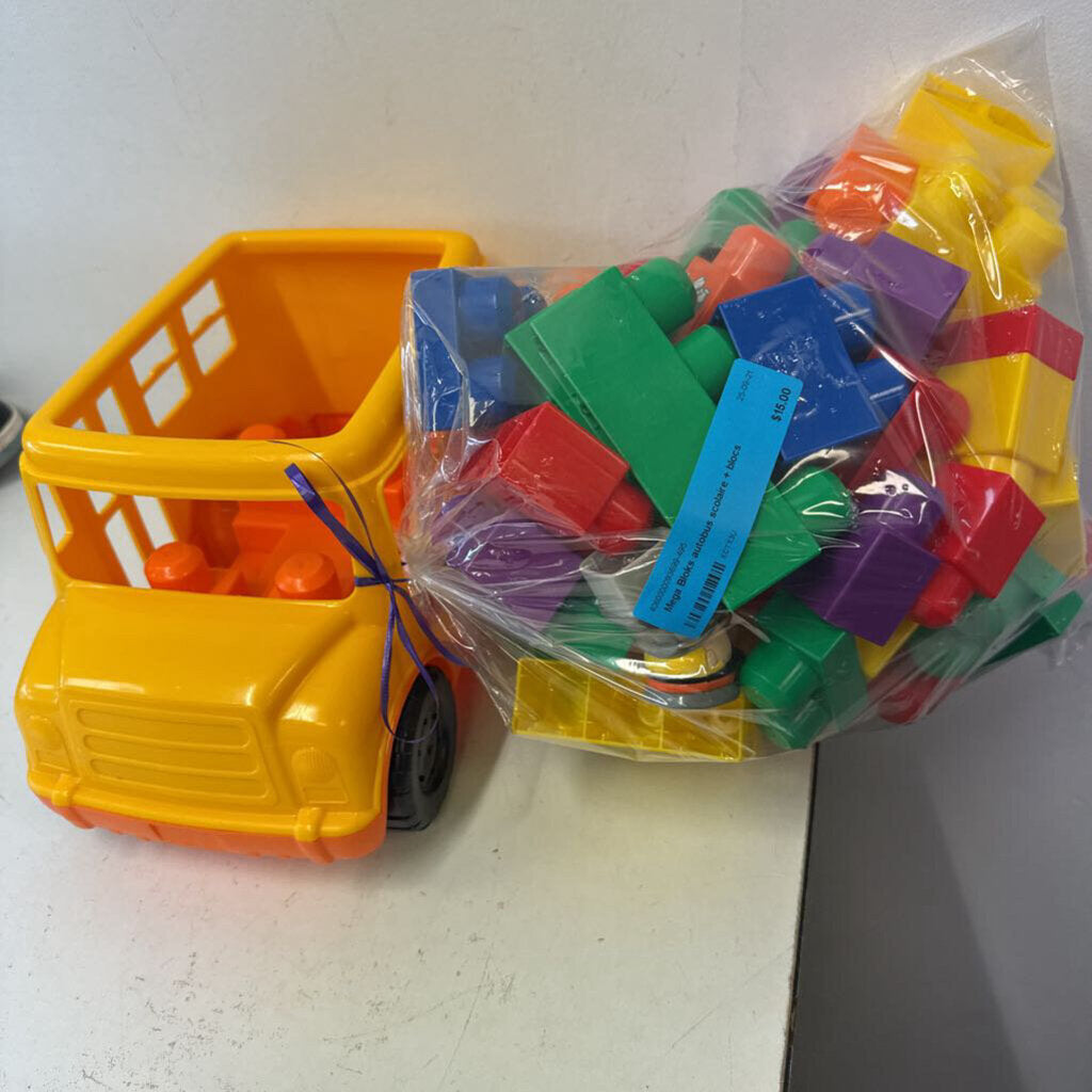 autobus scolaire + blocs